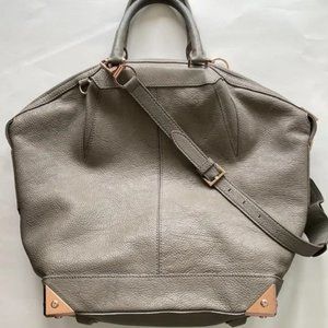 Alexander Wang Large Emile Peddled Leather bag grey